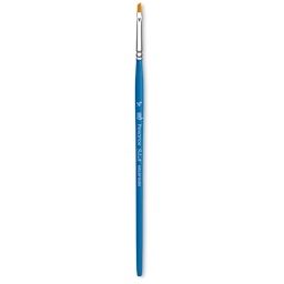 Princeton Select Synthetic Brush - Angle Shader, Mini Handle, Size 1/8" (full length)