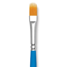 Princeton Select Synthetic Brush - Filbert Grainer, Short Handle, Size 1/4" close up