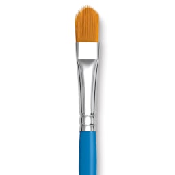 Princeton Select Synthetic Brush - Filbert Grainer, Short Handle, Size 3/8 close up
