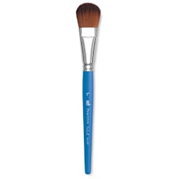 Princeton Select Synthetic Brush - Wave Oval Mop, Short Handle, Size 1"