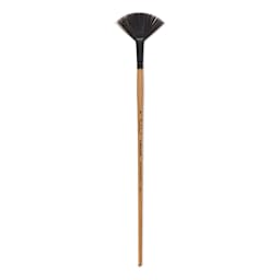 Princeton Catalyst Polytip Bristle Brush - Fan, Long Handle, Size 6