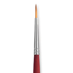 Princeton Velvetouch Series 3950 Synthetic Brush - Round, Size 2 close up