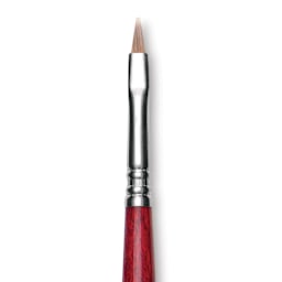 Escoda Opera Takatsu Synthetic Brush - Bright, Long Handle, Size 4 close up