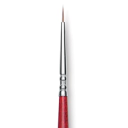 Escoda Opera Takatsu Synthetic Brush - Round, Long Handle, Size 3/0 close up