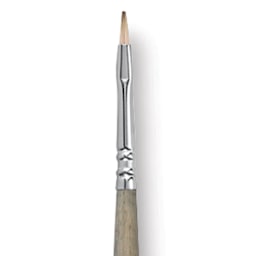 Escoda Modernista Tadami Synthetic Mongoose Brush - Bright, Long Handle, Size 2