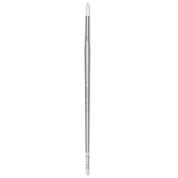 Silver Brush Silverwhite Synthetic Brush - Round, Long Handle, Size 6