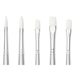 Liquitex Basics Synthetic Brushes - Set of 5, close-up