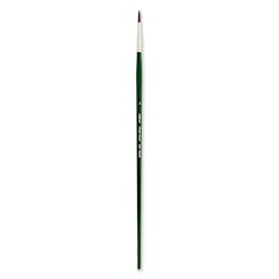 Silver Brush Ruby Satin Synthetic Brush - Round, Size 2, Long Handle