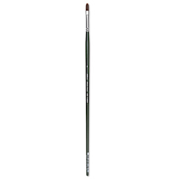 Silver Brush Ruby Satin Synthetic Brush - Filbert, Size 2, Long Handle