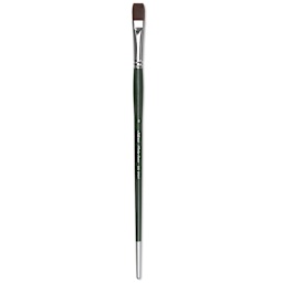 Silver Brush Ruby Satin Synthetic Brush - Bright, Size 8, Long Handle
