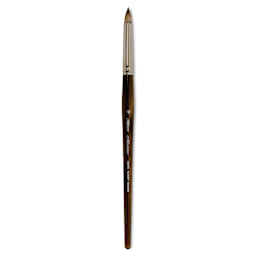 Silver Brush Monza Synthetic Mongoose Artist Brush - Short Round, Size 10