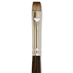 Silver Brush Monza Synthetic Mongoose Artist Brush - Short Bright, Size 8 close up