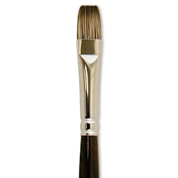 Silver Brush Monza Synthetic Mongoose Brush - Glaze, Size 3/8" close up