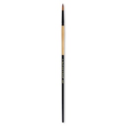 Dynasty Black Gold Brush - Round, Long Handle, Size 3