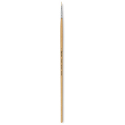 Escoda Clasico Chungking White Bristle Brush - Filbert, Long Handle, Size 1