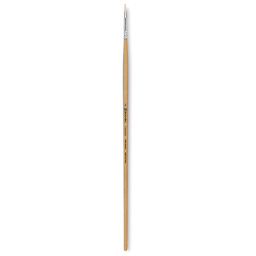 Escoda Clasico Chungking White Bristle Brush - Flat, Long Handle, Size 2