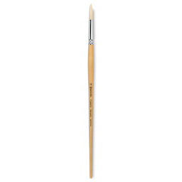 Escoda Clasico Chungking White Bristle Brush - Round, Long Handle, Size 12