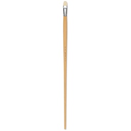 Escoda Clasico Chungking White Bristle Brush - Bright, Extra Long Handle, Size 20
