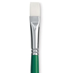Princeton Synthetic Bristle Brush - Bright, Size 8 close up