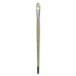 Robert Simmons Signet Bristle Brush - Bright, Long Handle, Size 8