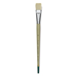 Robert Simmons Signet Bristle Brush - Bright, Long Handle, Size 12