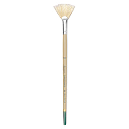 Robert Simmons Signet Brush - Fan Blender, Long Handle, Size 10