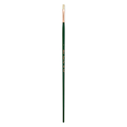 Silver Brush Grand Prix Super Brush - Flat, Long Handle, Size 1