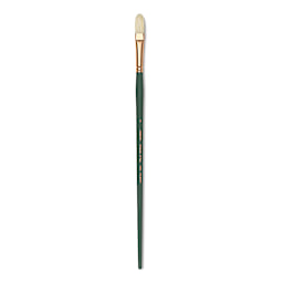 Silver Brush Grand Prix Super Brush - Filbert, Long Handle, Size 6