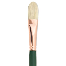 Silver Brush Grand Prix Super Brush - Filbert, Long Handle, Size 10 close up