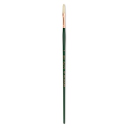 Silver Brush Grand Prix Super Brush - Extra Long Filbert, Long Handle, Size 3