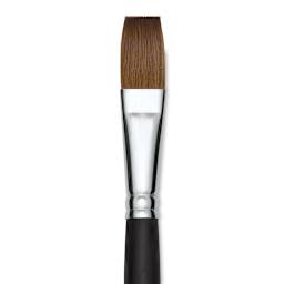Old Holland Kolinsky Sable Brush - Bright, Long Handle, Size 18 close up