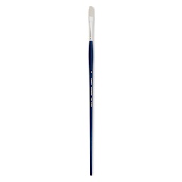 Silver Brush Bristlon Stiff White Synthetic Brush - Flat, Size 4