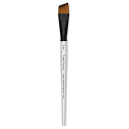 Robert Simmons Simply Simmons Synthetic Brush - Angle Shader, Short Handle, Size 3/4"