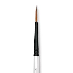 Robert Simmons Simply Simmons Synthetic Brush - Liner, Short Handle, Size 1 close up