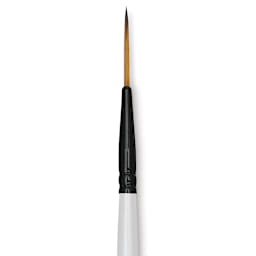 Robert Simmons Simply Simmons Synthetic Brush - Script, Short Handle, Size 1 close up