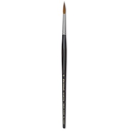 Da Vinci Maestro Kolinsky Brush - Long Tapered Round, Short Handle, Size 6