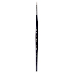 Da Vinci Maestro Kolinsky Brush - Long Tapered Round, Short Handle, Size 3/0