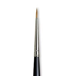 Da Vinci Maestro Kolinsky Brush - Restauro Retouch, Short Handle, Size 1 close up