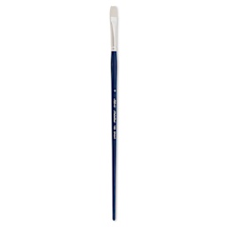 Silver Brush Bristlon Stiff White Synthetic Brush - Bright, Size 6