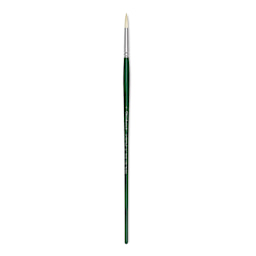 Grumbacher Gainsborough Brush - Round, Long Handle, Size 4