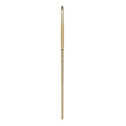 Princeton Synthetic Mongoose Brush - Short Filbert, Long Handle, Size 6