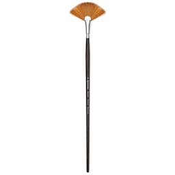 Escoda Prado Tame Synthetic Brush - Fan, Long Handle, Size 6