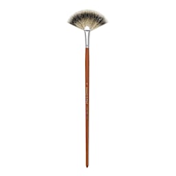 Da Vinci Pure Badger Brush - Fan Blender, Long Handle, Size 5