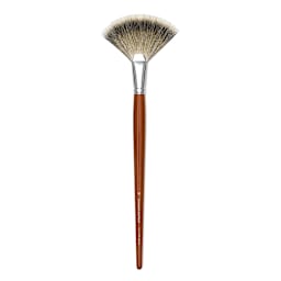 Da Vinci Pure Badger Brush - Fan Blender, Long Handle, Size 16