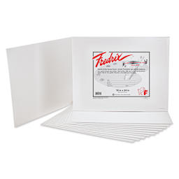 Fredrix Artist Series Standard Canvas Panels - 18" x 24", Pkg of 12