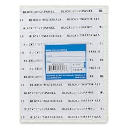 Blick Studio Cotton Canvas Panel - 6" x 8" back
