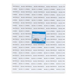 Blick Studio Cotton Canvas Panels - 11" x 14", Pkg of 5 (back of a single panel)