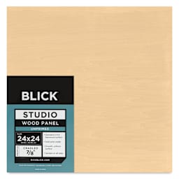 Blick Studio Artists' Wood Panel - Flat Cradle, 24" x 24", 7/8" Cradle