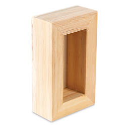 Blick Studio Artists' Wood Panel - Gallery Cradle, 3" x 5", 1-1/2" Cradle, back