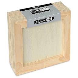Blick Super Value Wood Panel Pack - 10'' x 10'', Pkg of 5 (Back view)